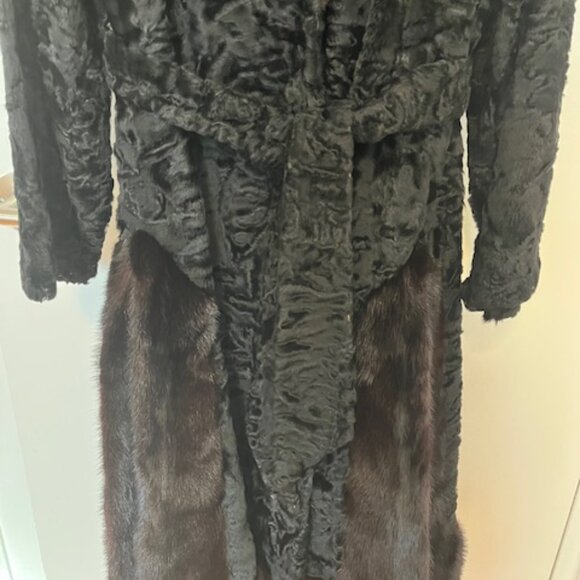 Rare Vintage Mink & Broadtail Persian Lamb Coat (small) - Picture 2 of 11